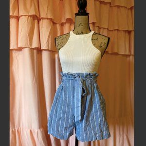 Bishop + Young paper bag shorts- 10% off